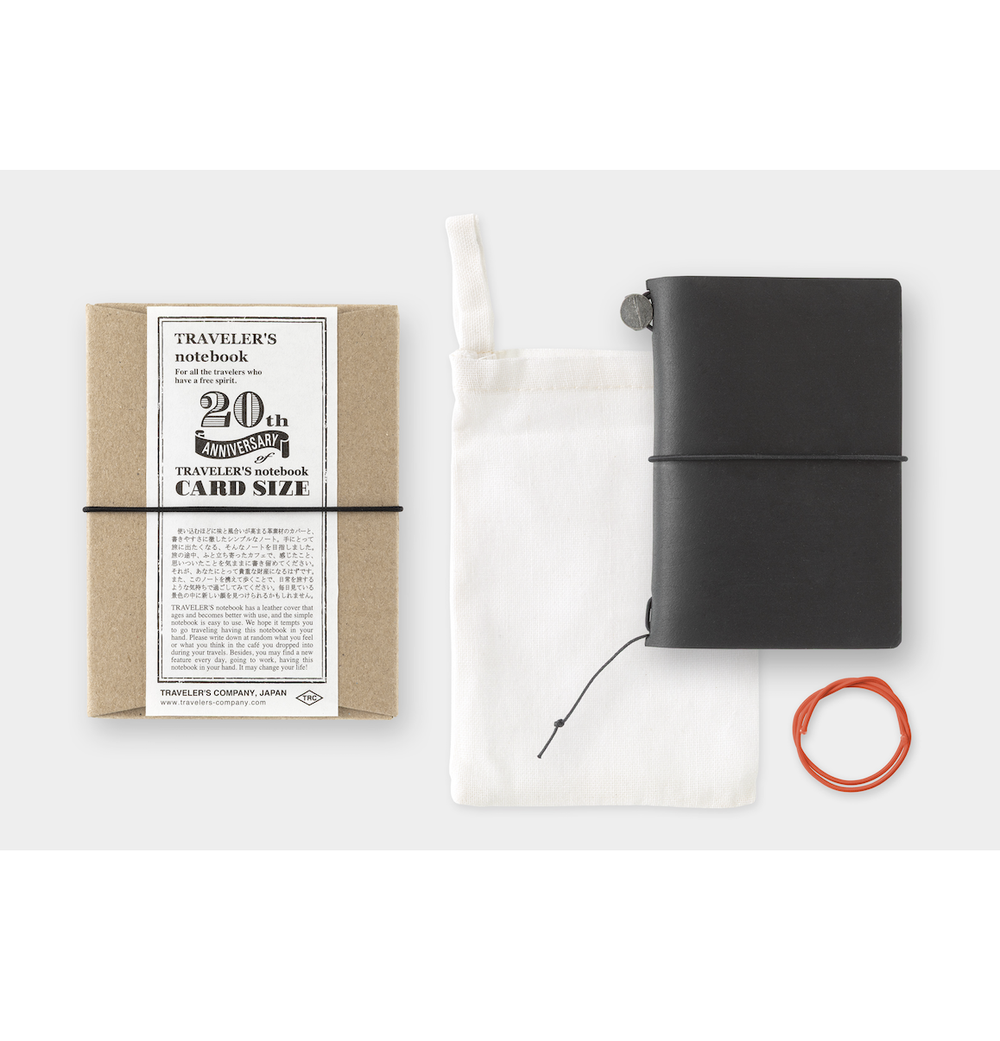 2nd Batch PREORDER TRAVELER'S notebook Card Size 20th Anniversary